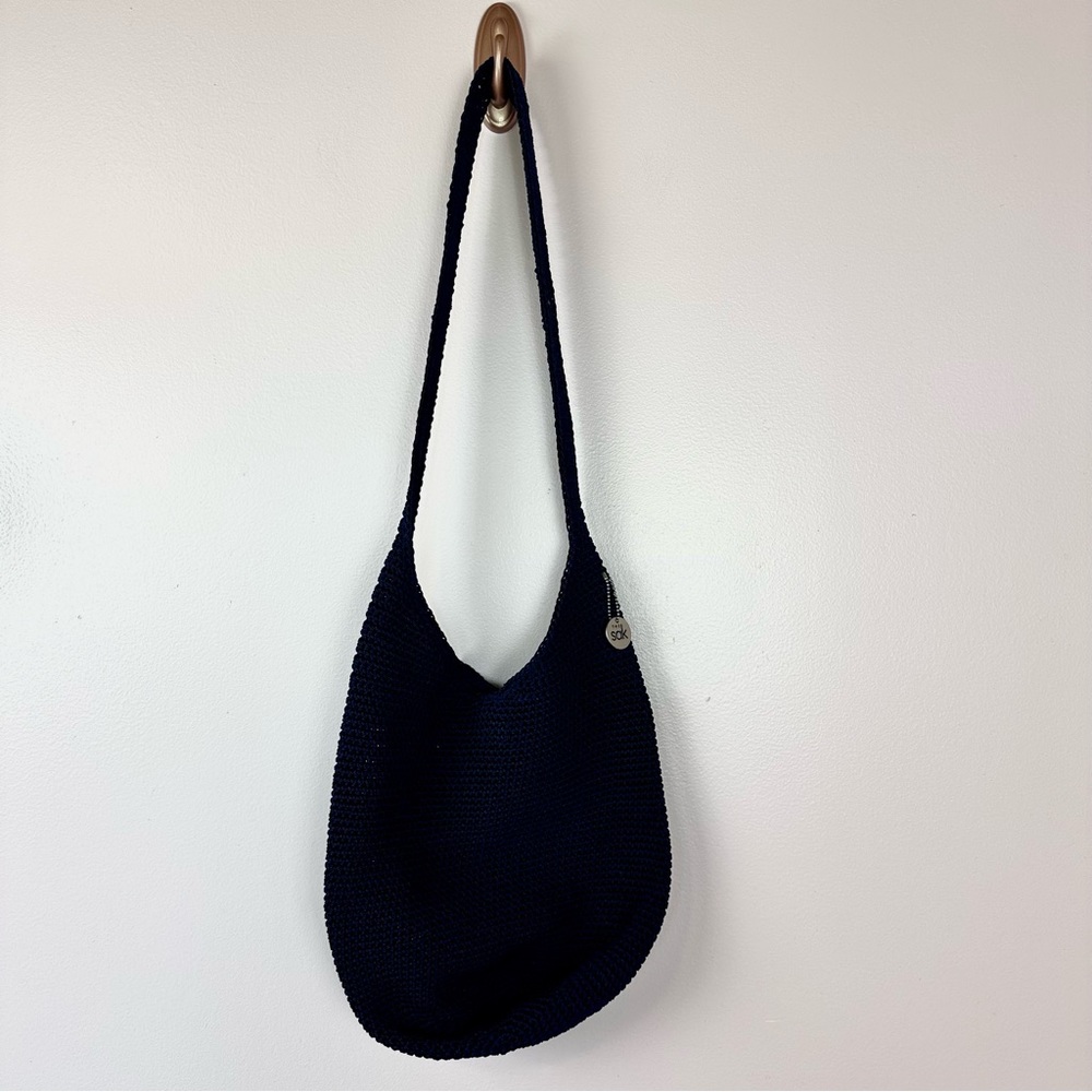 The Sak Hobo Crochet Bag Blue